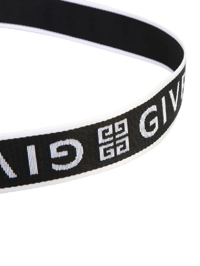 Shop Givenchy Black Branded Belt