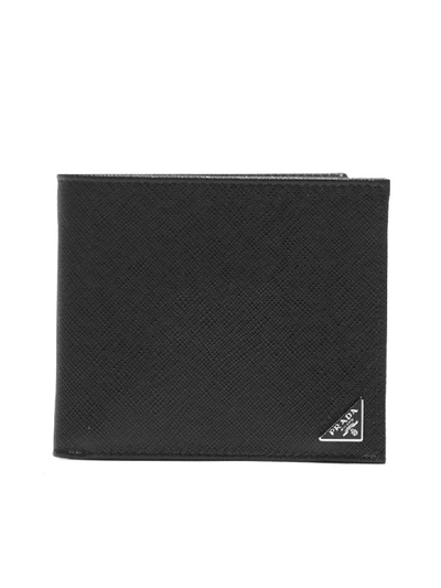 Shop Prada Wallet In Nero