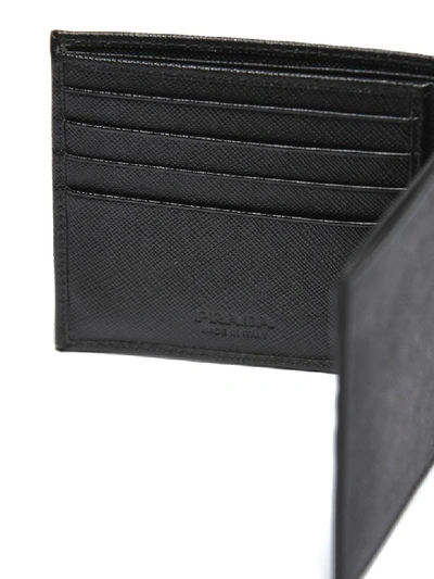 Shop Prada Wallet In Nero