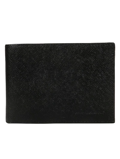 Shop Karl Lagerfeld Logo Detail Wallet In Black
