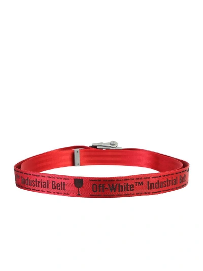 Shop Off-white Industrial Belt In Red