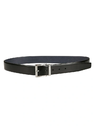 Shop Prada Buckled Belt In Black