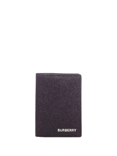 Shop Burberry Bifold Card Case In Regency Blue