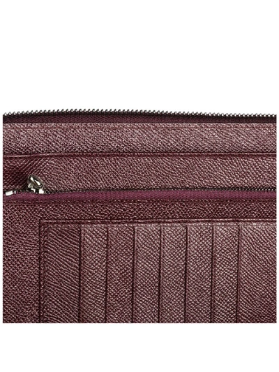 Shop Dolce & Gabbana Bunny Wallet In Bordeaux