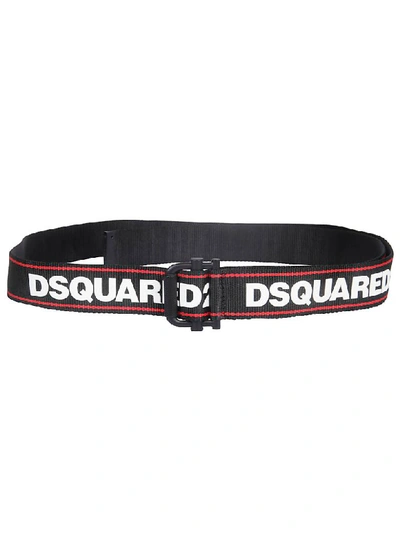 Shop Dsquared2 Buckle Belt In Black