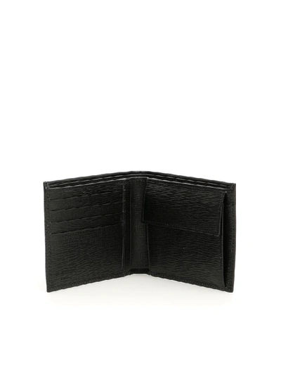 Shop Ferragamo Wallet With Coin Case In Black (black)