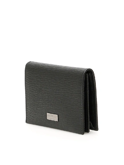 Shop Ferragamo Gancini Cardholder In Nero (black)