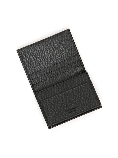 Shop Ferragamo Gancini Cardholder In Nero (black)