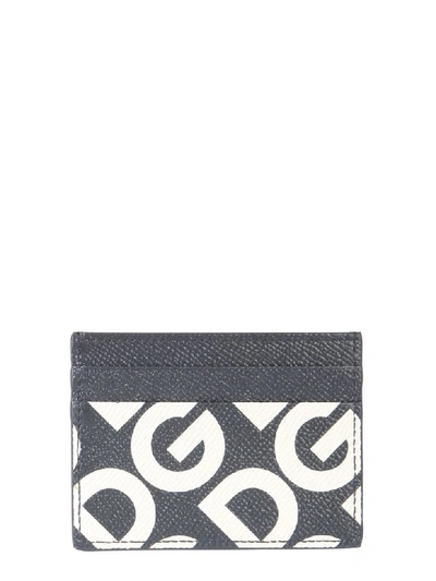 Shop Dolce & Gabbana Leather Card Holder In Multicolor