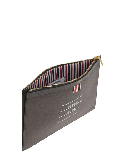 Shop Thom Browne Tablet Case In Black