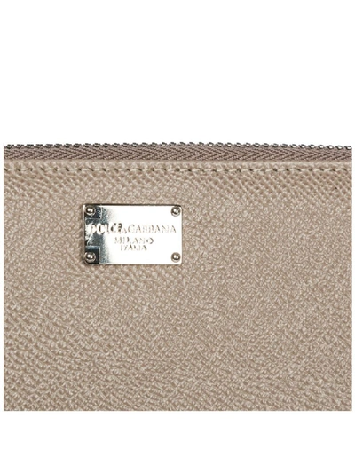 Shop Dolce & Gabbana Bunny Wallet In Tortora