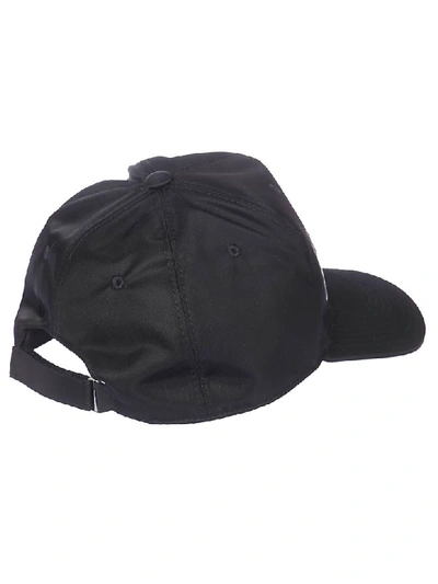 Shop Givenchy Curved Cap In Black/white