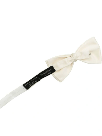 Shop Ermenegildo Zegna Papillon Silk In White