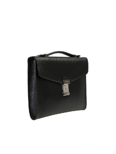 Shop Church's Crawford M Leather Briefcase In Black
