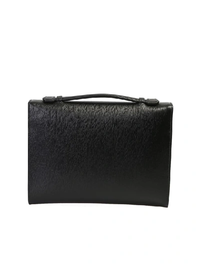 Shop Church's Crawford M Leather Briefcase In Black