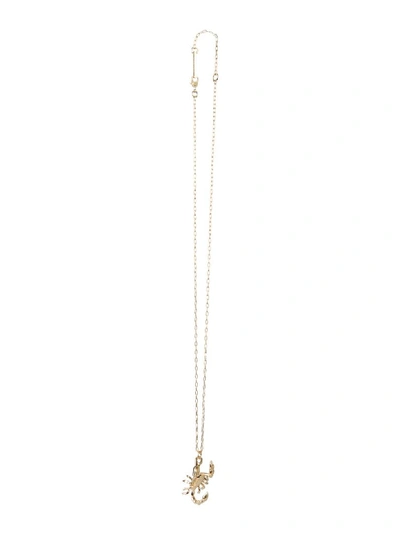 Shop Ambush Necklace With Scorpio Pendant In Oro