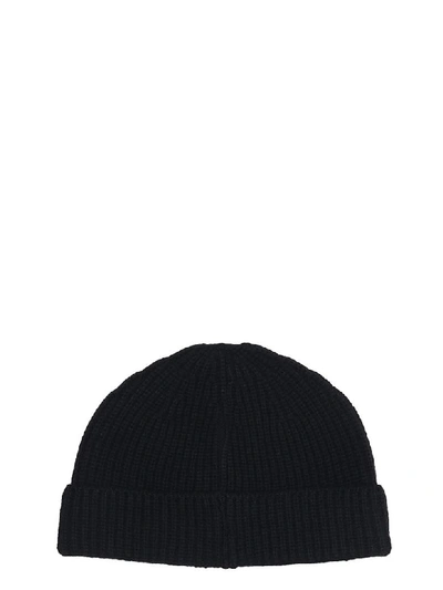 Shop Versace Hats In Black Wool