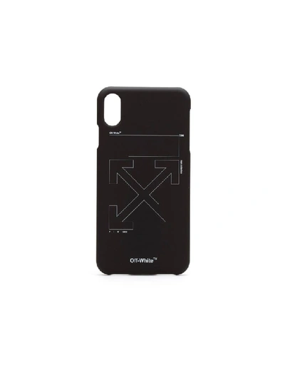 Shop Off-white Unfinished Iphone Xsmax Cover In Black