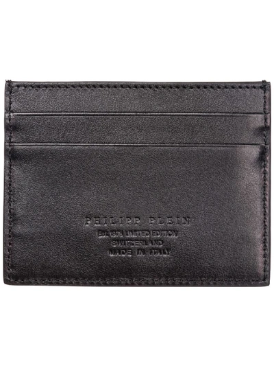 Shop Philipp Plein Anniversary 20th Credit Card Holder In Black