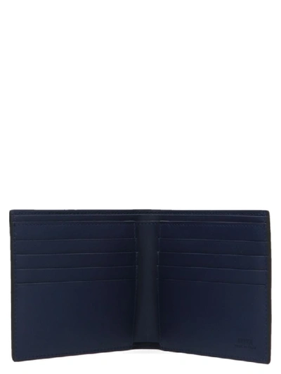 Shop Fendi Diabolik Wallet In Blue
