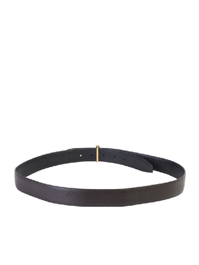 Shop Tom Ford Branded Belt In Brown