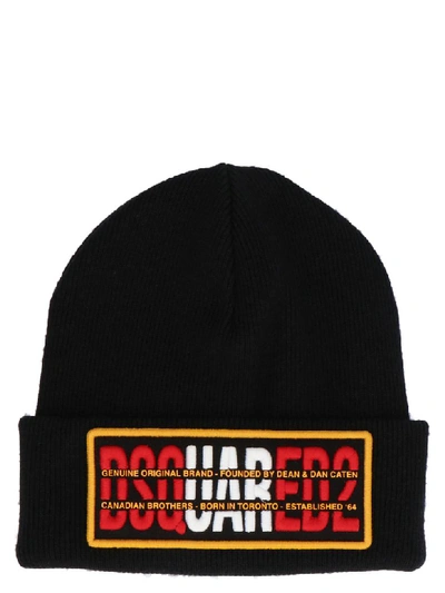 Shop Dsquared2 Beanie In Black