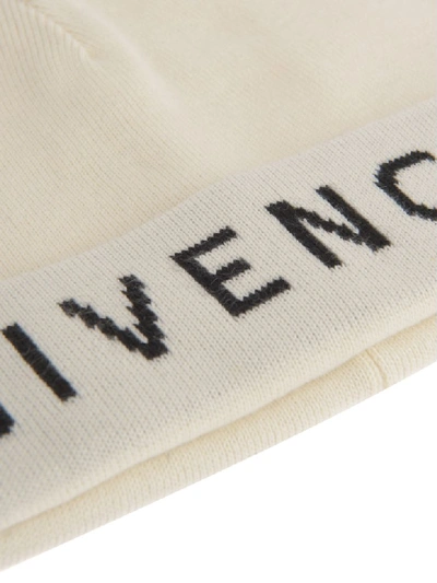 Shop Givenchy Cap In White