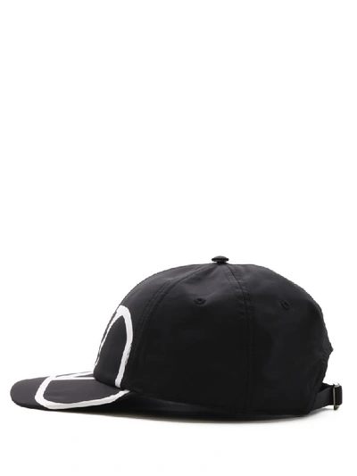 Shop Valentino Baseball Cap Vlogo In Black