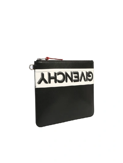 Shop Givenchy Branded Pouch In Black
