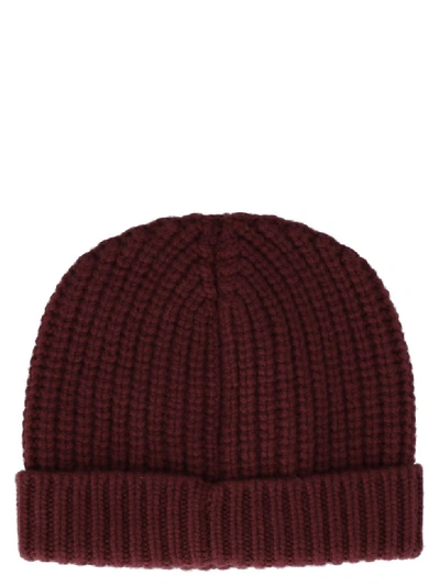 Shop Maryya Beanie In Burgundy