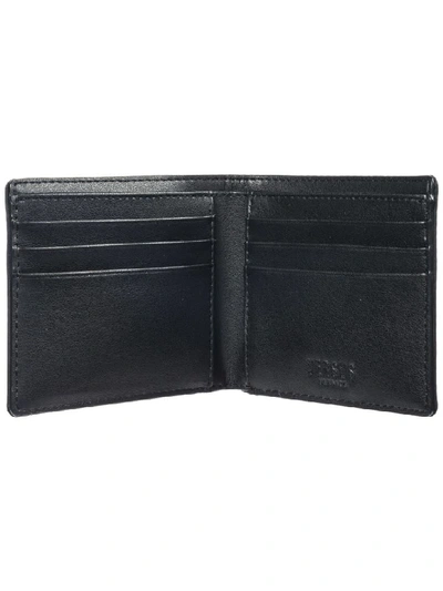 Shop Versus Vintage Logo Wallet In Black
