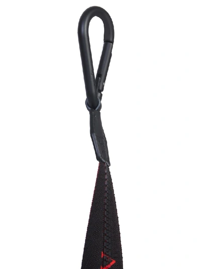 Shop Alexander Mcqueen Key Holder With Logoed Zip In Nero