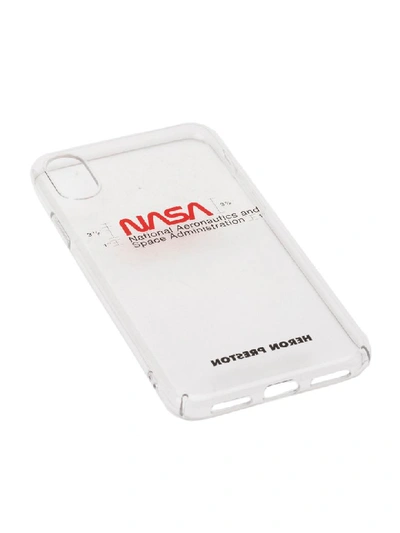 Shop Heron Preston Nasa Iphone Cover Xs In Transparent Multicolor