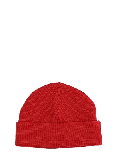 Shop Ami Alexandre Mattiussi Hats In Red Wool