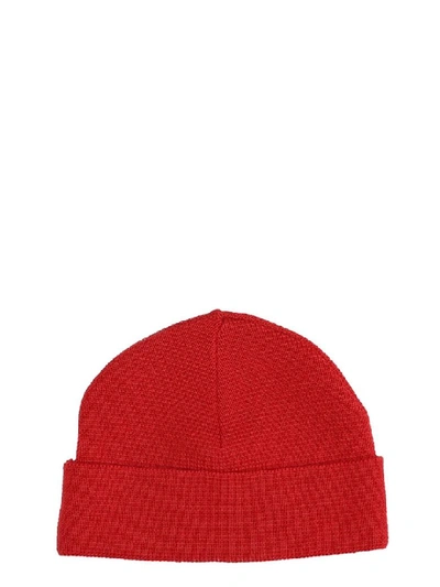 Shop Ami Alexandre Mattiussi Hats In Red Wool