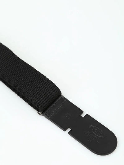 Shop Tod's Belt In Black