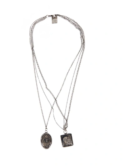 Shop Goti Necklace With Pendants In Silver