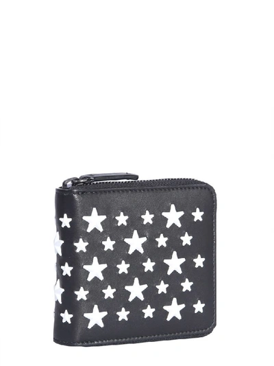 Shop Jimmy Choo Lawrence Wallet In Nero