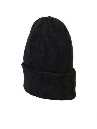 Shop Dsquared2 Patched Beanie In Black