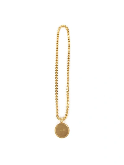 Shop Versace Gold Metal Medusa Necklace