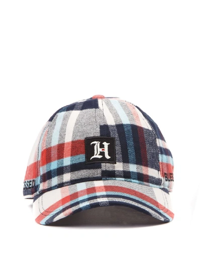 Tommy Hilfiger Lewis Hamilton Multicolor Cotton Check Tartan Hat <br> In  Grey | ModeSens