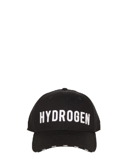 Shop Hydrogen Logo Cap In Nero