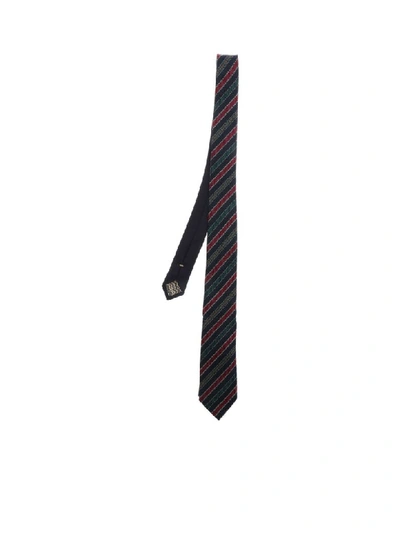 Shop Missoni Silk Tie In Multicolor