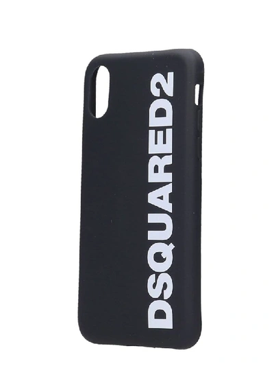 Shop Dsquared2 Iphone / Ipad Case In Black Pvc