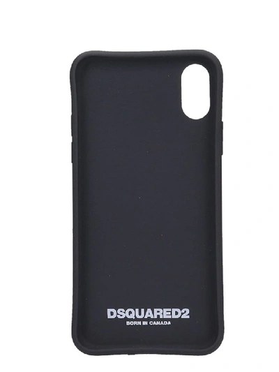 Shop Dsquared2 Iphone / Ipad Case In Black Pvc