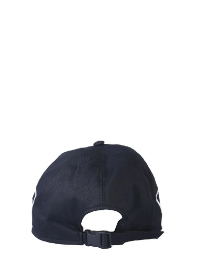 Shop Msgm Baseball Cap In Nero