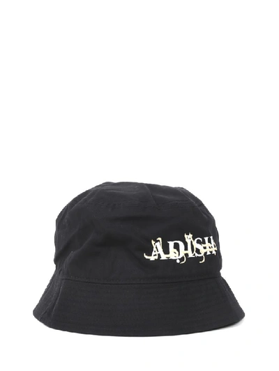 Shop Adish Black Bucket Hat Arabic In Multi Black