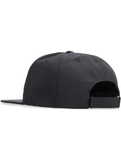 Shop Givenchy Logo Embroidery Baseball Cap In Black