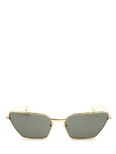 Shop Gucci Sunglasses In 001