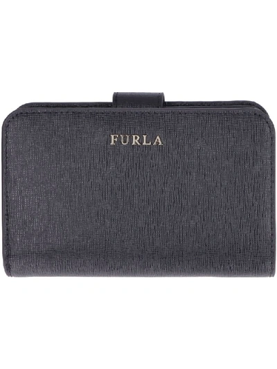 Shop Furla Babylon Leather Wallet In Black
